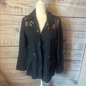 Forever 21 blue Utility Jacket size small